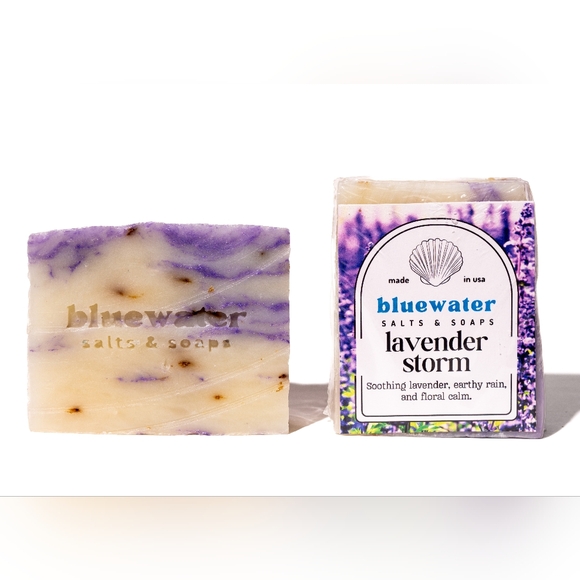 (1 body Bar) LAVENDER STORM COLD PROCESS HANDMADE SOAP🫧🧼🫧 - Picture 4 of 6